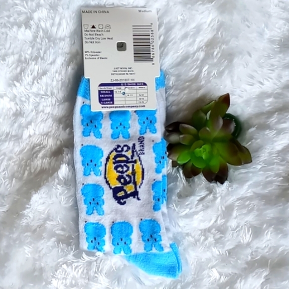 Peeps Blue Bunny Women's Socks Size M - Picture 2 of 5